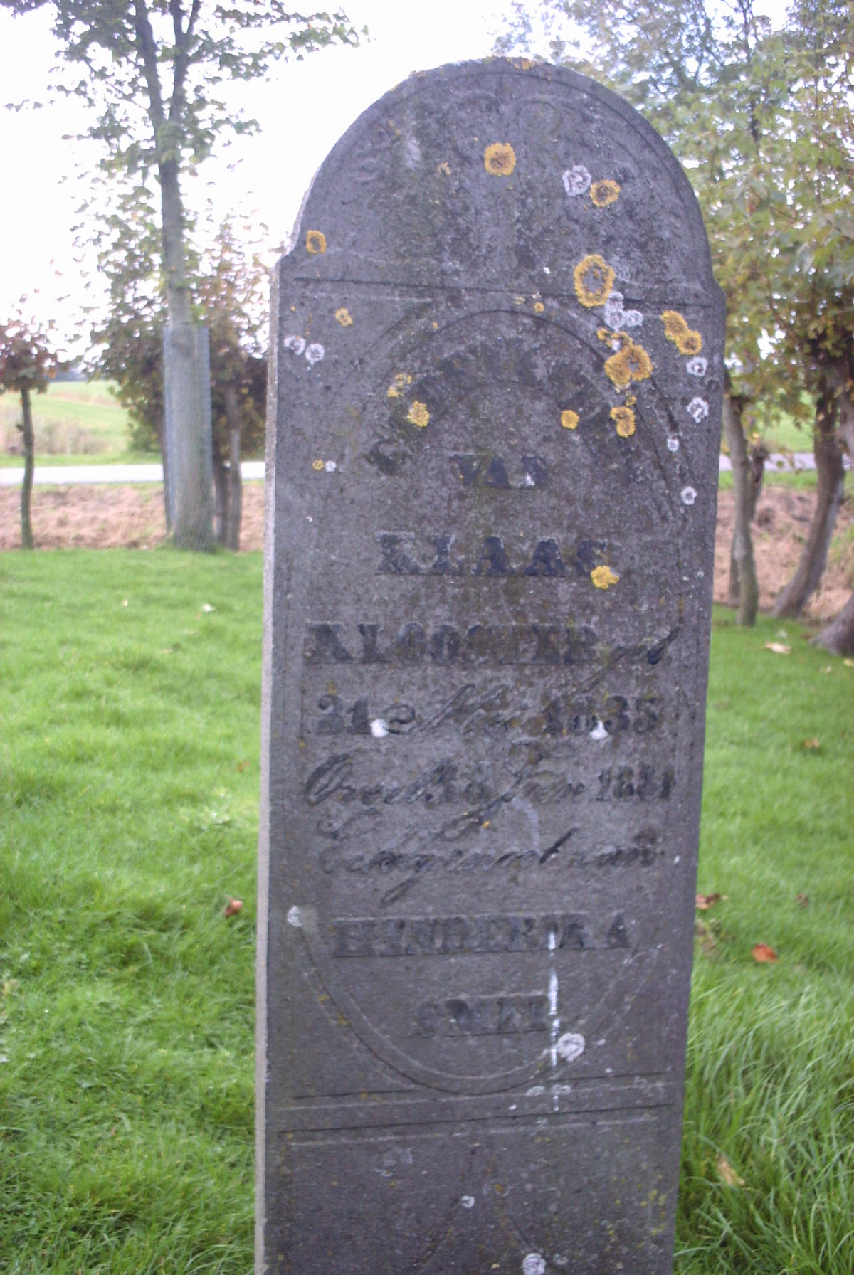 Gravestone of Klaas Jans Klooster
